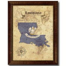 Load image into Gallery viewer, Louisiana State Vintage Map Home Decor Wall Art Office Decoration Gift Ideas
