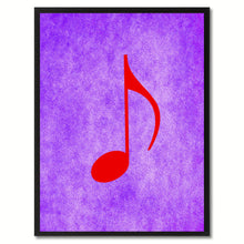 Load image into Gallery viewer, Quaver Music Purple Canvas Print Pictures Frames Office Home Décor Wall Art Gifts
