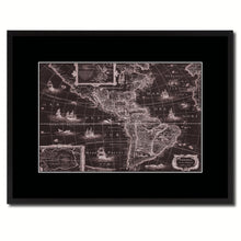 Load image into Gallery viewer, America Vintage Vivid Sepia Map Canvas Print, Picture Frames Home Decor Wall Art Decoration Gifts
