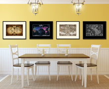 Load image into Gallery viewer, World Vintage Antique Map Wall Art Home Decor Gift Ideas Canvas Print Custom Picture Frame
