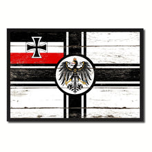 Load image into Gallery viewer, Imperial German Navy 1867-1871 War Military Flag Vintage Canvas Print with Picture Frame Home Decor Man Cave Wall Art Collectible Decoration Artwork Gifts
