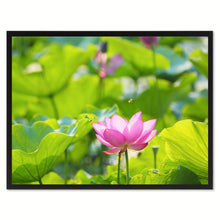 Load image into Gallery viewer, Pink Lotus Flower Framed Canvas Print Home Décor Wall Art
