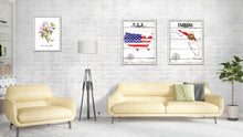 Load image into Gallery viewer, Florida Flag Gifts Home Decor Wall Art Canvas Print with Custom Picture Frame
