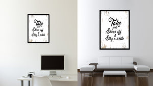 Take your shoes off and stay a while Quote Saying Gifts Ideas Home Decor Wall Art