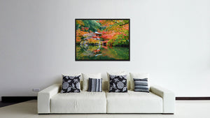 Autumn Daigoji Temple Landscape Photo Canvas Print Pictures Frames Home Décor Wall Art Gifts