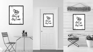 Take your shoes off and stay a while Quote Saying Gifts Ideas Home Decor Wall Art