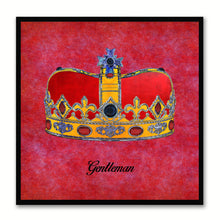 Load image into Gallery viewer, Gentleman Red Canvas Print Black Frame Kids Bedroom Wall Home Décor
