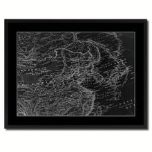 Load image into Gallery viewer, Europe  Asia Vintage Monochrome Map Canvas Print, Gifts Picture Frames Home Decor Wall Art
