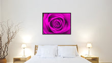 Load image into Gallery viewer, Purple Rose Flower Framed Canvas Print Home Décor Wall Art
