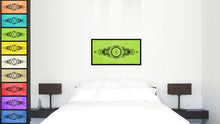 Load image into Gallery viewer, Alphabet Letter S Green Canvas Print, Black Custom Frame
