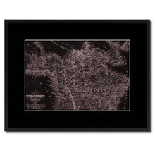 Load image into Gallery viewer, Canada Alaska Vintage Vivid Sepia Map Canvas Print, Picture Frames Home Decor Wall Art Decoration Gifts
