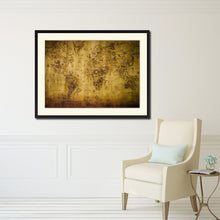 Load image into Gallery viewer, World Vintage Antique Map Wall Art Home Decor Gift Ideas Canvas Print Custom Picture Frame
