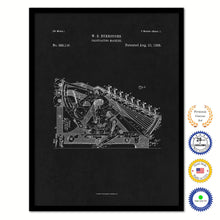 Load image into Gallery viewer, 1888 Calculating Machine Old Patent Art Print on Canvas Custom Framed Vintage Home Decor Wall Decoration Great for Gifts
