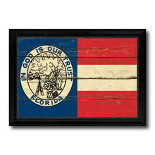 Load image into Gallery viewer, Civil War Florida Military Flag Vintage Canvas Print with Black Picture Frame Home Decor Wall Art Decoration Gift Ideas
