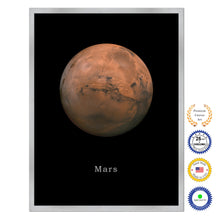 Load image into Gallery viewer, Mars Print on Canvas Planets of Solar System Silver Picture Framed Art Home Decor Wall Office Decoration
