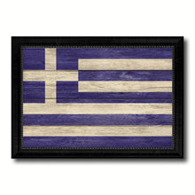 Load image into Gallery viewer, Greece Country Flag Texture Canvas Print with Black Picture Frame Home Decor Wall Art Decoration Collection Gift Ideas
