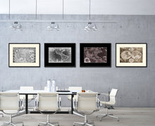 Load image into Gallery viewer, Asia Vintage B&amp;W Map Canvas Print, Picture Frame Home Decor Wall Art Gift Ideas
