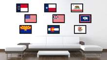 Load image into Gallery viewer, Grand Union Military Flag Canvas Print Black Picture Frame Gifts Home Decor Wall Art
