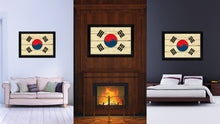 Load image into Gallery viewer, Korea Country Flag Vintage Canvas Print with Black Picture Frame Home Decor Gifts Wall Art Decoration Artwork
