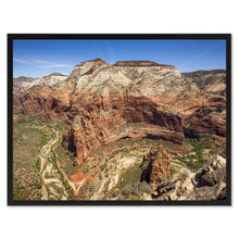 Load image into Gallery viewer, Zion National Park Landscape Photo Canvas Print Pictures Frames Home Décor Wall Art Gifts

