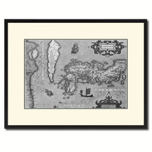 Load image into Gallery viewer, Japan Vintage B&amp;W Map Canvas Print, Picture Frame Home Decor Wall Art Gift Ideas
