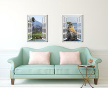 Load image into Gallery viewer, Palm Springs California West Golf Course Picture French Window Canvas Print with Frame Gifts Home Decor Wall Art Collection
