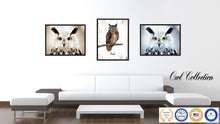 Load image into Gallery viewer, Owl Bird Canvas Print, Black Picture Frame Gift Ideas Home Decor Wall Art Decoration
