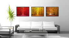 Load image into Gallery viewer, Autumn Road Red Landscape Photo Canvas Print Pictures Frames Home Décor Wall Art Gifts
