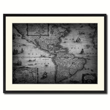 Load image into Gallery viewer, America Vintage B&amp;W Map Canvas Print, Picture Frame Home Decor Wall Art Gift Ideas
