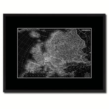 Load image into Gallery viewer, Europe Vintage Monochrome Map Canvas Print, Gifts Picture Frames Home Decor Wall Art
