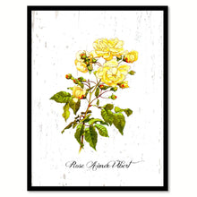 Load image into Gallery viewer, Yellow Rose Flower Canvas Print with Picture Frame Floral Home Decor Wall Art Living Room Decoration Gifts
