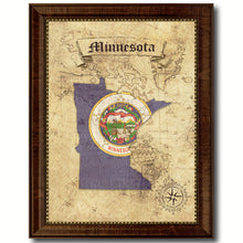 Load image into Gallery viewer, Minnesota State Vintage Map Home Decor Wall Art Office Decoration Gift Ideas
