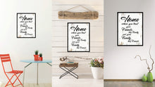 Load image into Gallery viewer, Home Where You Treat Your Friends Like Family Wisdom Quote Saying Home Decor Wall Art Gift Ideas 111754
