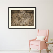 Load image into Gallery viewer, Johann Baptist Homann Vintage Sepia Map Canvas Print, Picture Frame Gifts Home Decor Wall Art Decoration
