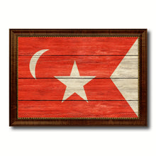 Load image into Gallery viewer, South Carolina Secession US Historical Civil War Military Flag Texture Canvas Print with Brown Picture Frame Home Decor Wall Art Gifts
