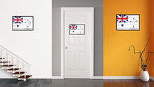 Load image into Gallery viewer, Australian White Ensign City Australia Country Flag Vintage Canvas Print with Black Picture Frame Home Decor Wall Art Collectible Decoration Artwork Gifts
