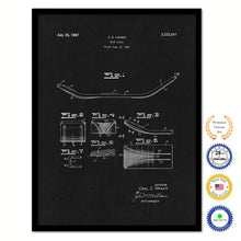 Load image into Gallery viewer, 1967 Snow Board Old Patent Art Print on Canvas Custom Framed Vintage Home Decor Wall Decoration Great for Gifts
