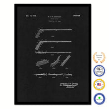 Load image into Gallery viewer, 1935 Hockey Stick Old Patent Art Print on Canvas Custom Framed Vintage Home Decor Wall Decoration Great for Gifts
