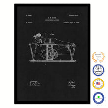 Load image into Gallery viewer, 1885 Excercising Machine Old Patent Art Print on Canvas Custom Framed Vintage Home Decor Wall Decoration Great for Gifts
