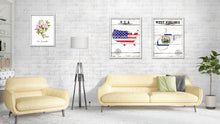 Load image into Gallery viewer, West Virginia Flag Gifts Home Decor Wall Art Canvas Print with Custom Picture Frame
