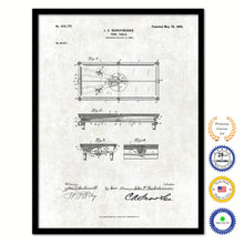 Load image into Gallery viewer, 1900 Billiards Pool Table Old Patent Art Print on Canvas Custom Framed Vintage Home Decor Wall Decoration Great for Gifts

