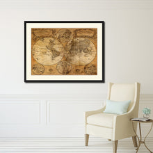 Load image into Gallery viewer, World Vintage Antique Map Wall Art Home Decor Gift Ideas Canvas Print Custom Picture Frame
