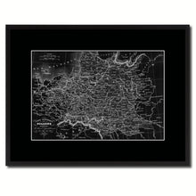 Load image into Gallery viewer, Poland Prussia Germany Vintage Monochrome Map Canvas Print, Gifts Picture Frames Home Decor Wall Art
