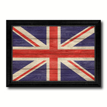 Load image into Gallery viewer, United Kingdom Country Flag Texture Canvas Print with Black Picture Frame Home Decor Wall Art Decoration Collection Gift Ideas
