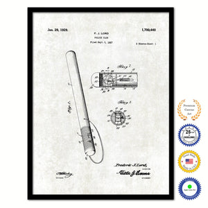 1929 Police Club Old Patent Art Print on Canvas Custom Framed Vintage Home Decor Wall Decoration Great for Gifts