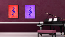 Load image into Gallery viewer, Treble Music Purple Canvas Print Pictures Frames Office Home Décor Wall Art Gifts
