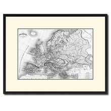 Load image into Gallery viewer, Ancient Europe Vintage B&amp;W Map Canvas Print, Picture Frame Home Decor Wall Art Gift Ideas
