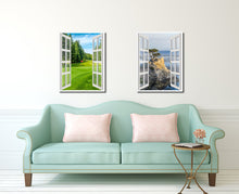 Load image into Gallery viewer, Vancouver Canada Golf Course View Picture French Window Canvas Print with Frame Gifts Home Decor Wall Art Collection
