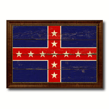 Load image into Gallery viewer, Army of Tennessee Military Flag Vintage Canvas Print with Brown Picture Frame Gifts Ideas Home Decor Wall Art Decoration
