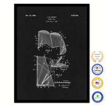 Load image into Gallery viewer, 1950 Hockey Goal Old Patent Art Print on Canvas Custom Framed Vintage Home Decor Wall Decoration Great for Gifts
